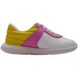 Tênis Infantil Meninas Casual Conforto Molekinha 2556.102.20384 - Branco/rosa/siciliano - 26