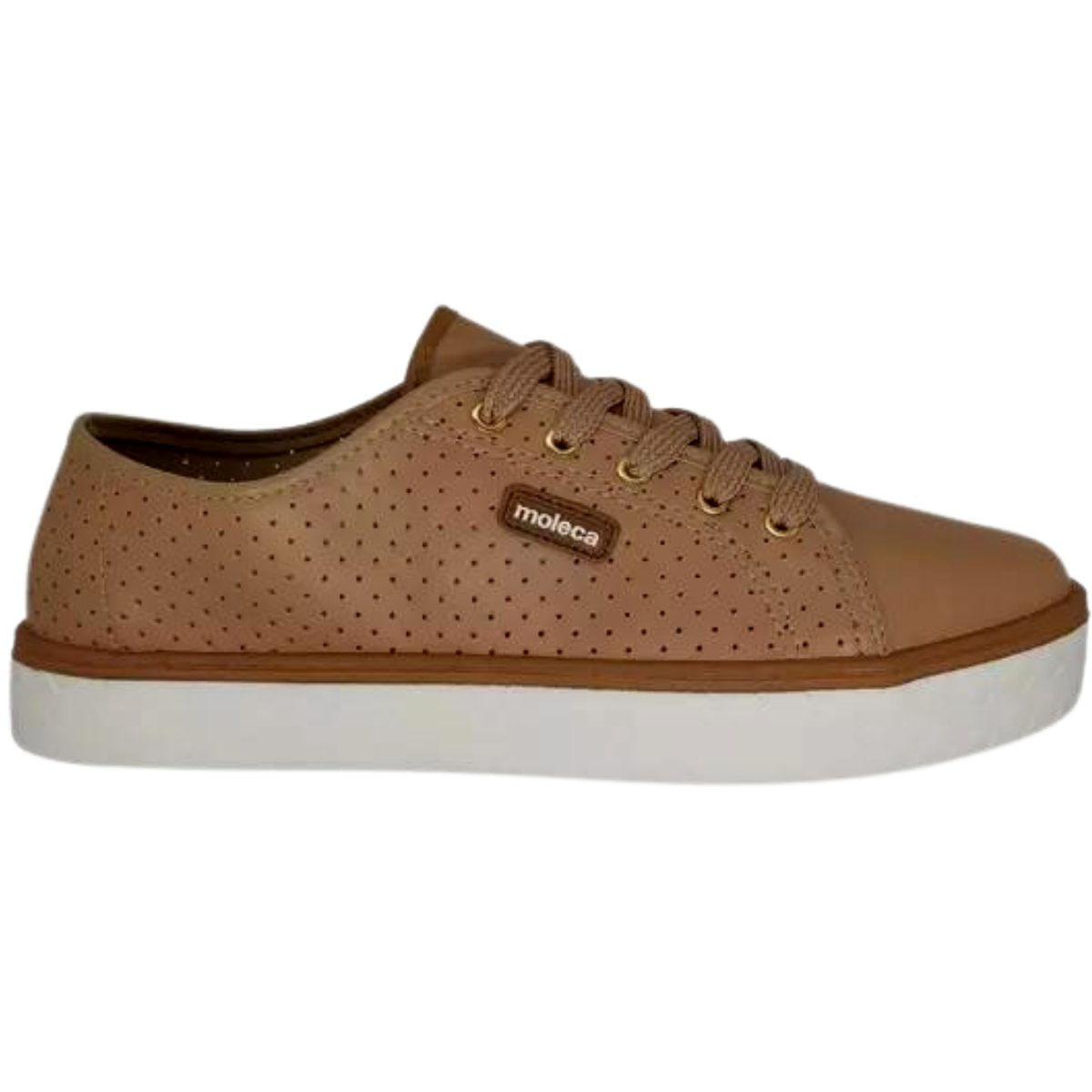 Tenis Casual Sport Flatform Feminino Moleca 5712.205.15216 - Nude - 37