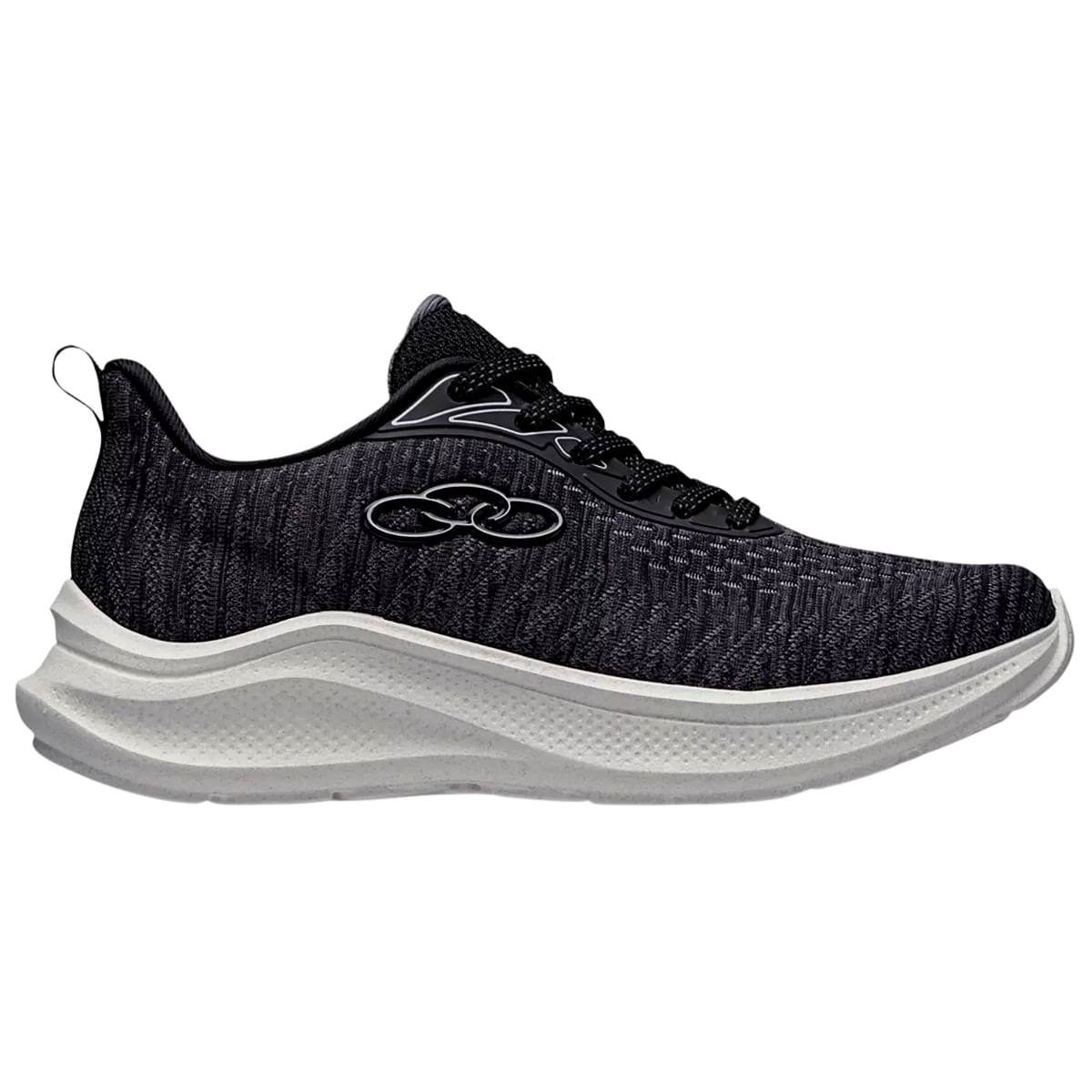 Tenis Feminino Esportivo Olympikus Nyx 840 Preto/branco - Preto/branco - 35