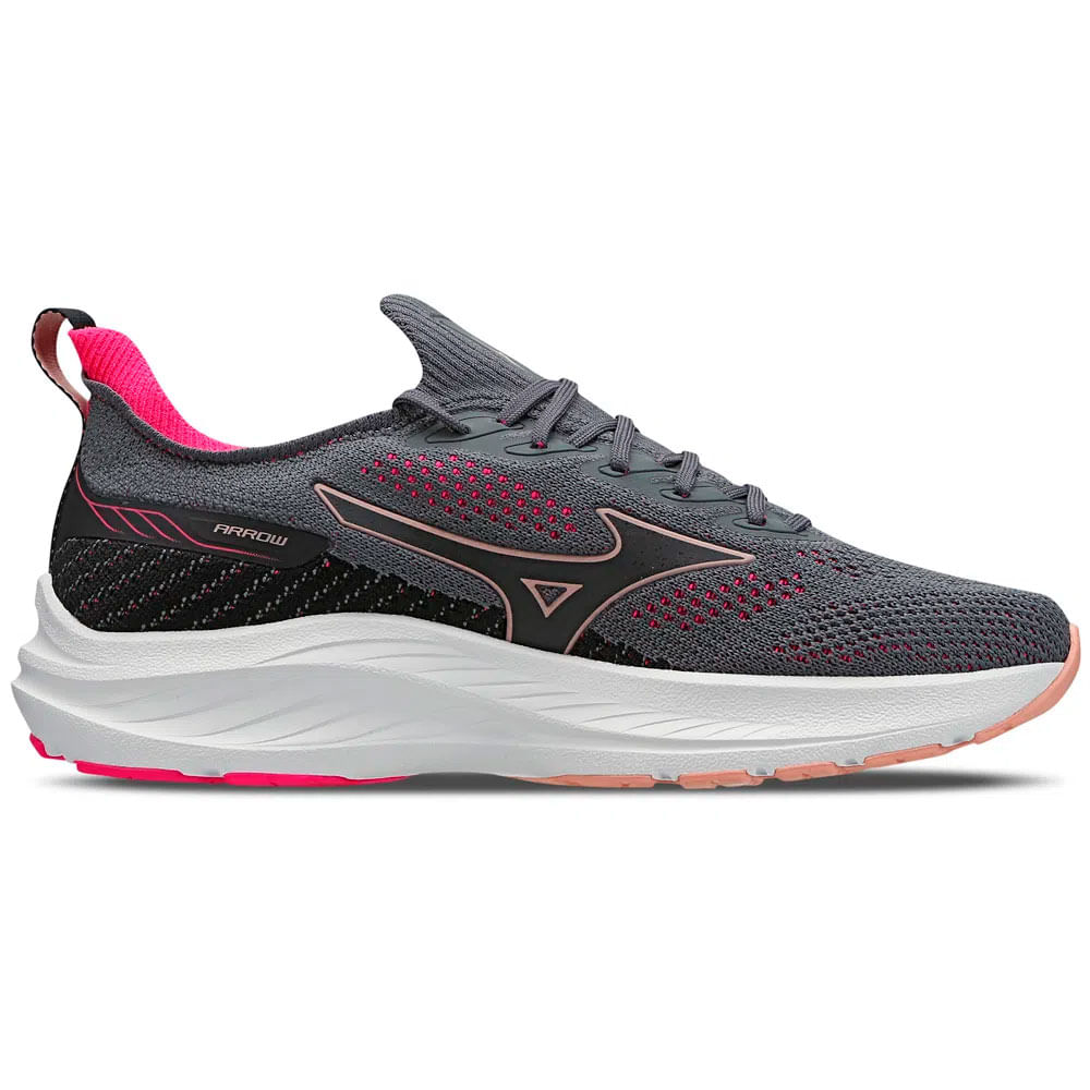 Tênis Mizuno Arrow - Feminino - 35 - Cinza-roxo