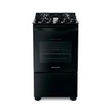 Fogão Brastemp 4 Bocas Preto Com Mesa De Vidro E Dupla Chama Bfo4xae - Bivolt