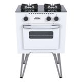 Fogao A Gas 2 Bocas Venax Mini Cook Branco