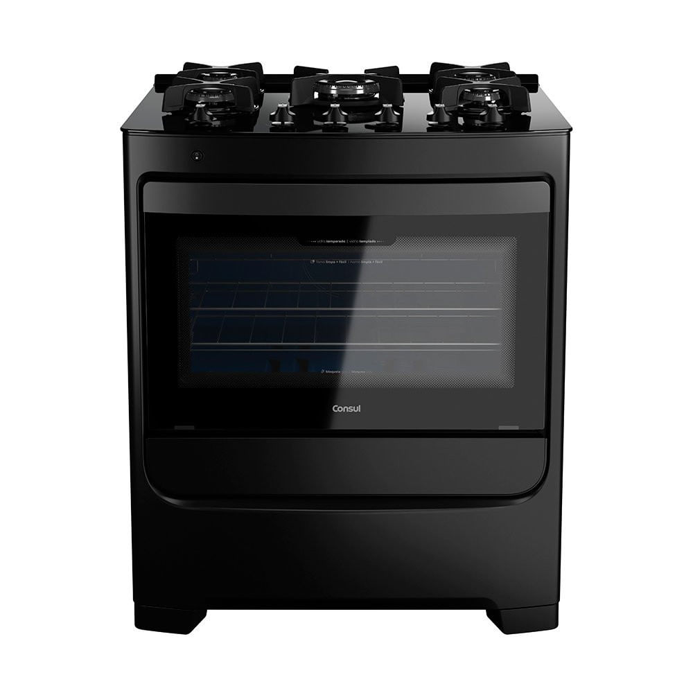Fogão A Gás De Piso 5 Bocas Consul Acendimento Automático - Cfs5vae