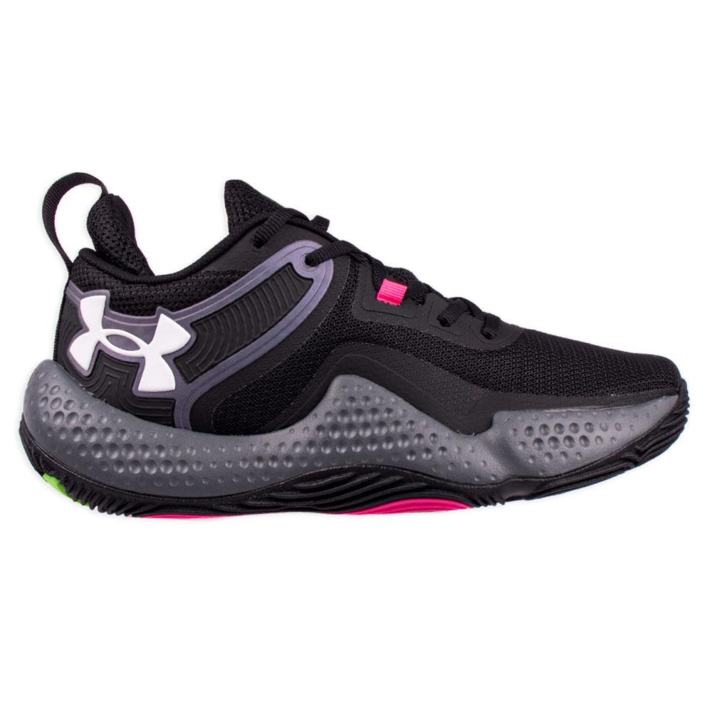 Tenis Under Armour Basket Dagger Preto/cinza 044