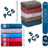Kit 10 Toalhas De Banho Gigante Banhão 70 X 150 Beka Alta Absorção