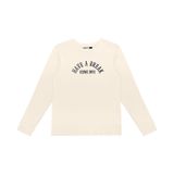 Camiseta Manga Longa Juvenil Em Meia Malha Minty Bege 14