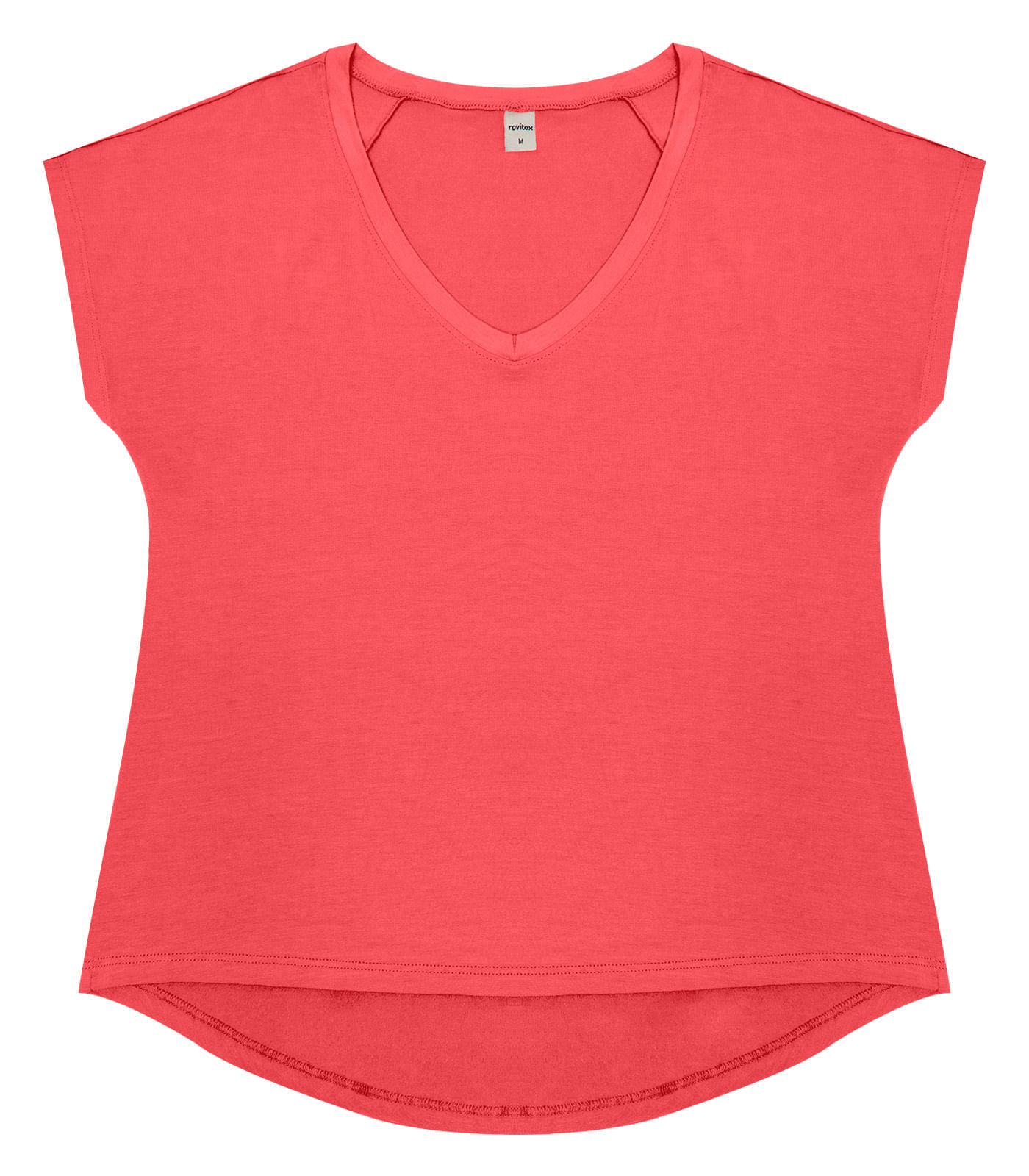 Blusa Feminina Viscotorcion Rovitex Rosa Gg