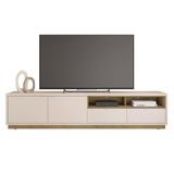 Bancada 2 Portas Tvs 85 Polegadas Chester Off White Mel