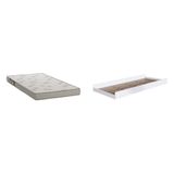 Cama Auxiliar Para Beliche 1 Colchão Branco