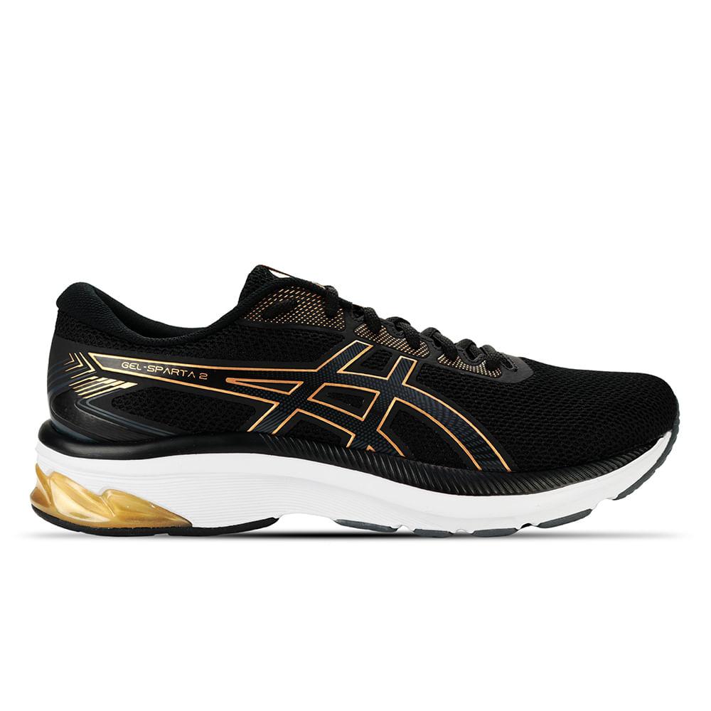 Tenis Asics Gel-sparta 2 Preto/ouro 43