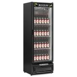 Cervejeira Vertical Com Porta De Vidro Gcb50v Gelopar Refrigerador 445 Litros Preto 220v