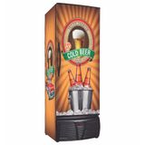 Cervejeira Com Porta Cega Rf017 Frilux Cervejeira Adesivada 110v