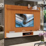 Home Ripado Para Tv Até 70 Polegadas Suspenso Nature Off White Daric Shop Jm