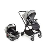 Carrinho Com Bebê Conforto Travel System Magnific Trio Grey Denin - Safety 1st