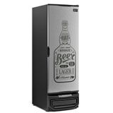 Cervejeira Vertical Com Porta Cega Adesivada Gcb57gw Gelopar Refrigerador 578 Litros Inox 220v