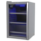 Cervejeira Venax Blue Light 100l Porta Invertida Cinza 220v 21207