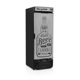 Cervejeira Grb-57gw 572 L C/ Porta Cega Tipo Inox Adesivada E Led Na Testeira - Gelopar 110v Gelopar