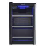 Cervejeira Venax Blue Light 100 Litros Porta Invertida Preto Fosco 110v 19919
