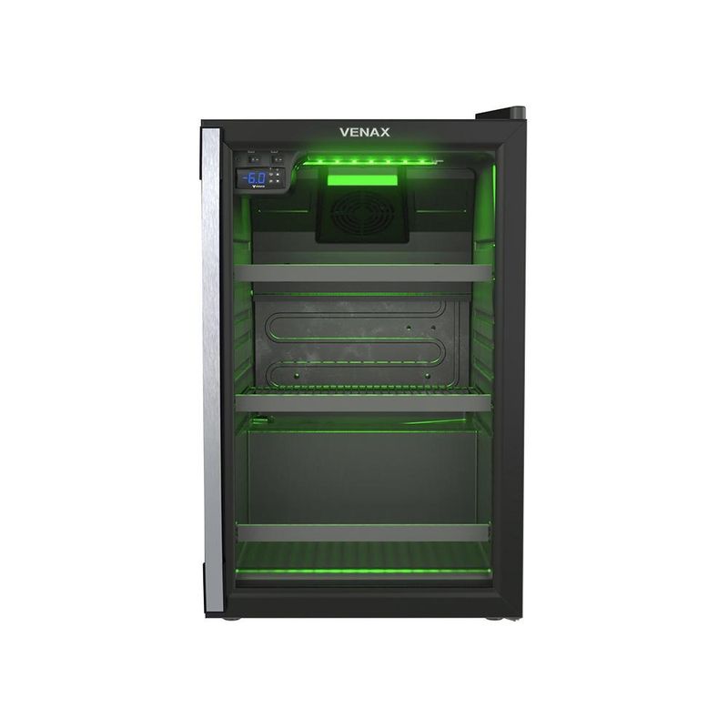 Geladeira/refrigerador 100 Litros 1 Portas Preto Color Light - Venax - 220v - Expvq100