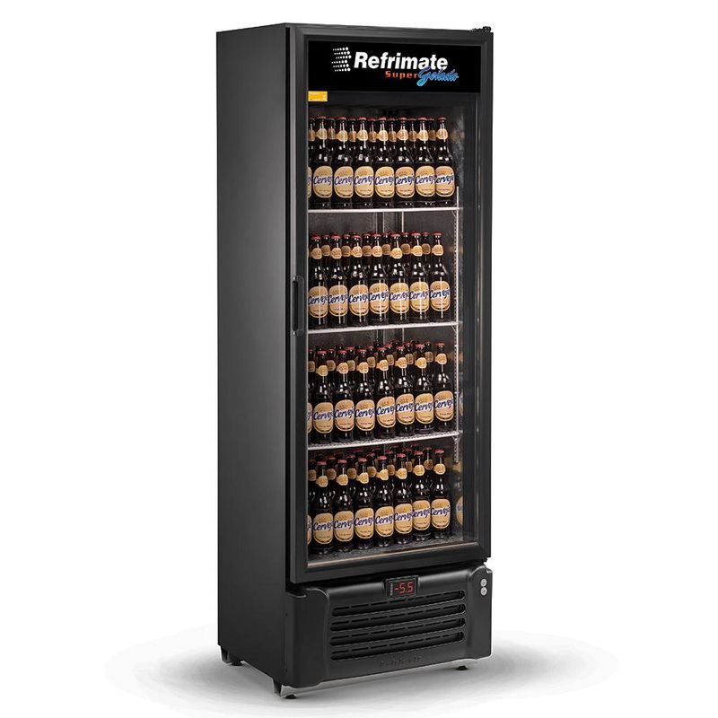 Geladeira/refrigerador 505 Litros 1 Portas Preto - Refrimate - 110v - Vcc505v