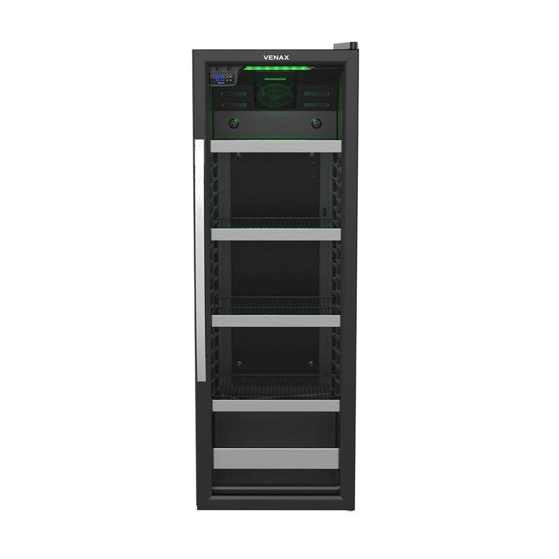 Geladeira/refrigerador 200 Litros 1 Portas Preto Color Light - Venax - 110v - Expvq200