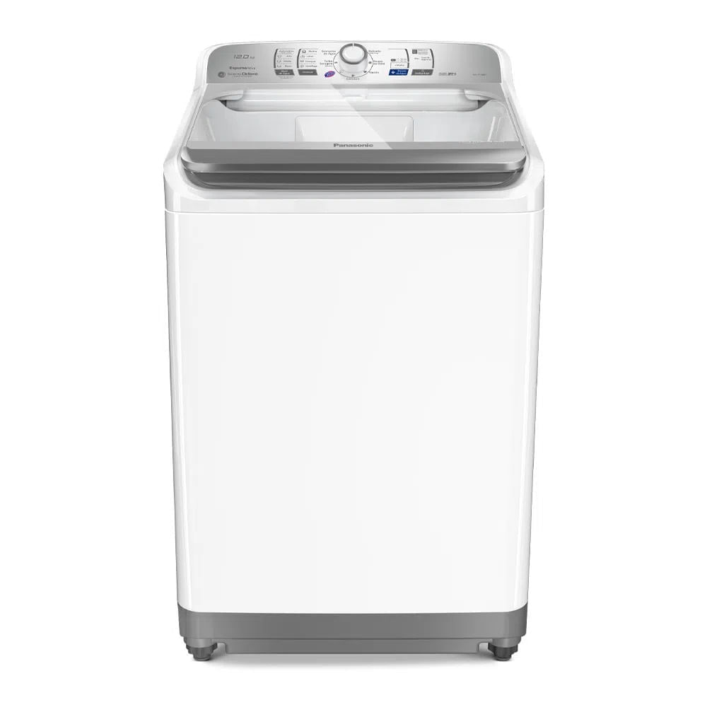 Lavadora De Roupas Panasonic 12kg Função Vanish Branca F120 - 220 Volts