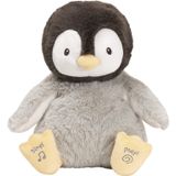 Gund Baby Animado Kissy The Penguin Stuffed Animal Pelúcia, Preto/branco/cinza, 12