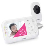 VTech VM3252 Video Baby Monitor com 1000 pés de longo alcance, Visão Noturna Automática, Tela de 2,8, Conversa de áudio de 2 vias, sensor de temperat