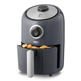Panela De Forno De Frigideira Compacta Com Controle De Temperatura, Cesta De Fritura Antiaderente, Guia De Receita + Recurso De Desligamento