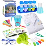 Kit De Experimentos De Ciência Infantil Com Traje De Cientista De Laboratório Y Brinquedos Para Meninos E Meninas