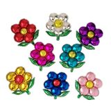 Annodeel 8 Pcs Lindos Balões De Folha De Flores, Balões Florais De 18inch Para Decoração Coloridas De Festa De Aniversário De Casamento