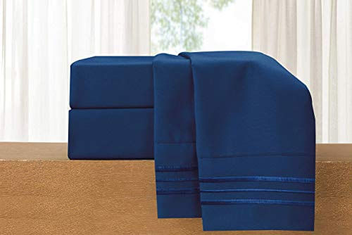 Conjunto De Folhas De Cama De 4 Peças De Luxo - Roupa De Cama De Luxo 1500 Thread Count Qualidade Egípcia - Resistente Rugas E Fade, Cool &amp;