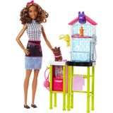 Boneca Barbie Cuidadora De Animais De Estimação