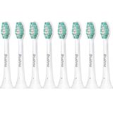 Escova De Substituição Cabeças De Escova Compatível Com Escova De Dentes Elétrica Sonicare 8 Pacote