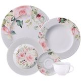 Aparelho De Jantar Tramontina Ornatta Em Porcelana Decorada 20 Peças 96589050