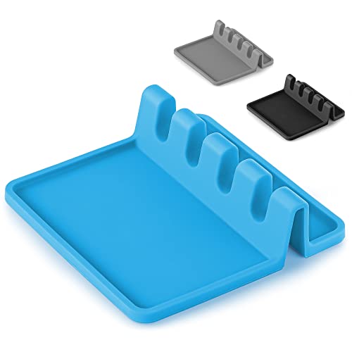 Suporte De Silicone Para Utensílios Com Almofada De Gotejamento