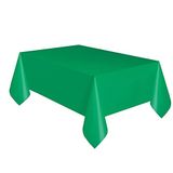 Toalha De Mesa De Plástico Verde, 108 X 54