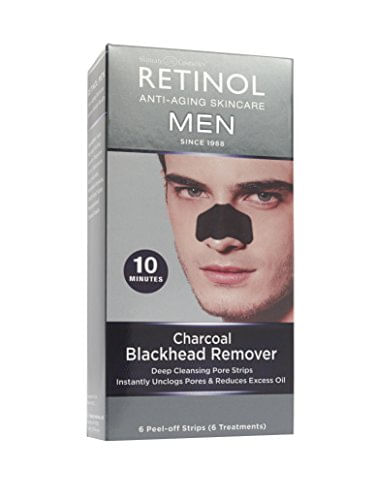 Retinol Men - Removedor De Cravo De Carvão - 6 Tiras