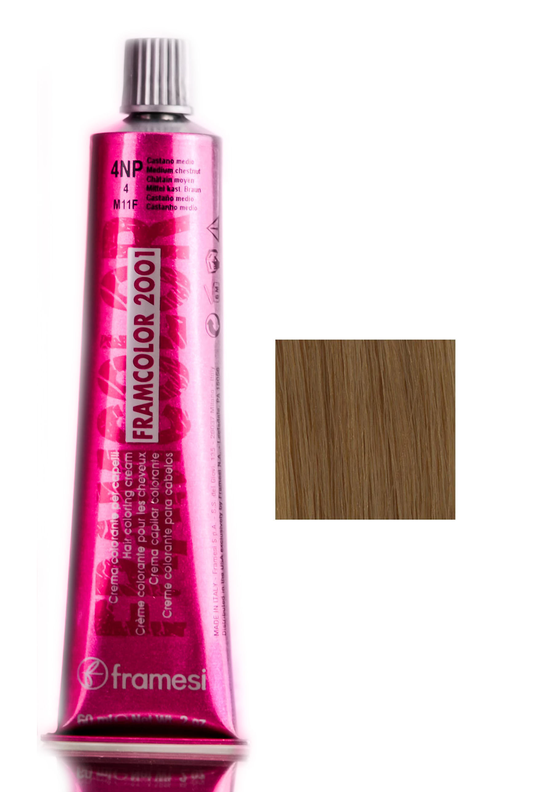 Creme De Coloração De Cabelo Framesi Framcolor 2001 7np