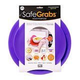 Safe Grabs: Tapete De Micro-ondas Original De Silicone Multiuso Como Visto No Shark Tank | Guarda De Respingos, Trivet, Hot Pad, Suporte De
