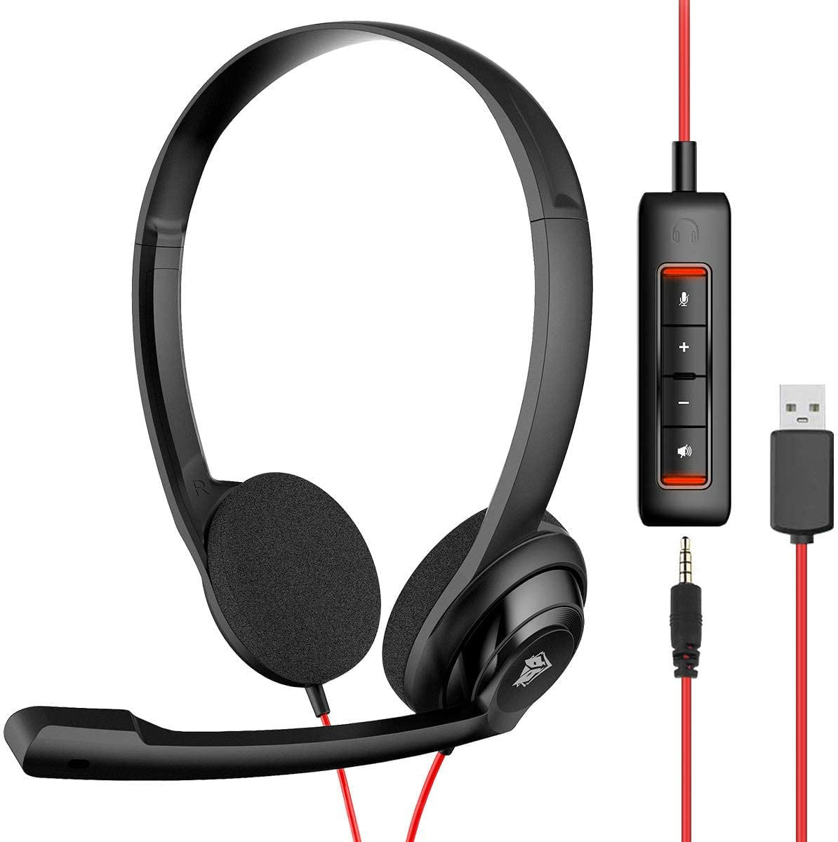 Fone De Ouvido Usb Nubwo Com Microfone Para Pc Portátil Fones De Ouvido Com Microfone De Cancelamento De Ruído Para Computador Fone De Ouv