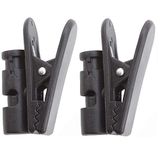 Ecs Cable Clips Para Fio De Fone De Ouvido - 2 Peças, Fone De Ouvido Preto