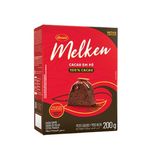 Chocolate Em Pó 100% Cacau De 200g Melken Harald