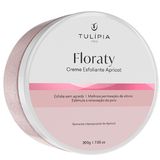 Floraty Creme Esfoliante Apricot, Tulipia, Elimina Impurezas, Pele Sedosa, Iluminada, Radiante 200g