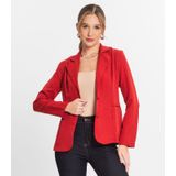 Blazer Feminino De Alfaiataria Misso Vermelho G