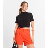 Blusa Cropped Feminina Select Preto M