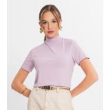 Blusa Cropped Feminina Select Roxo G