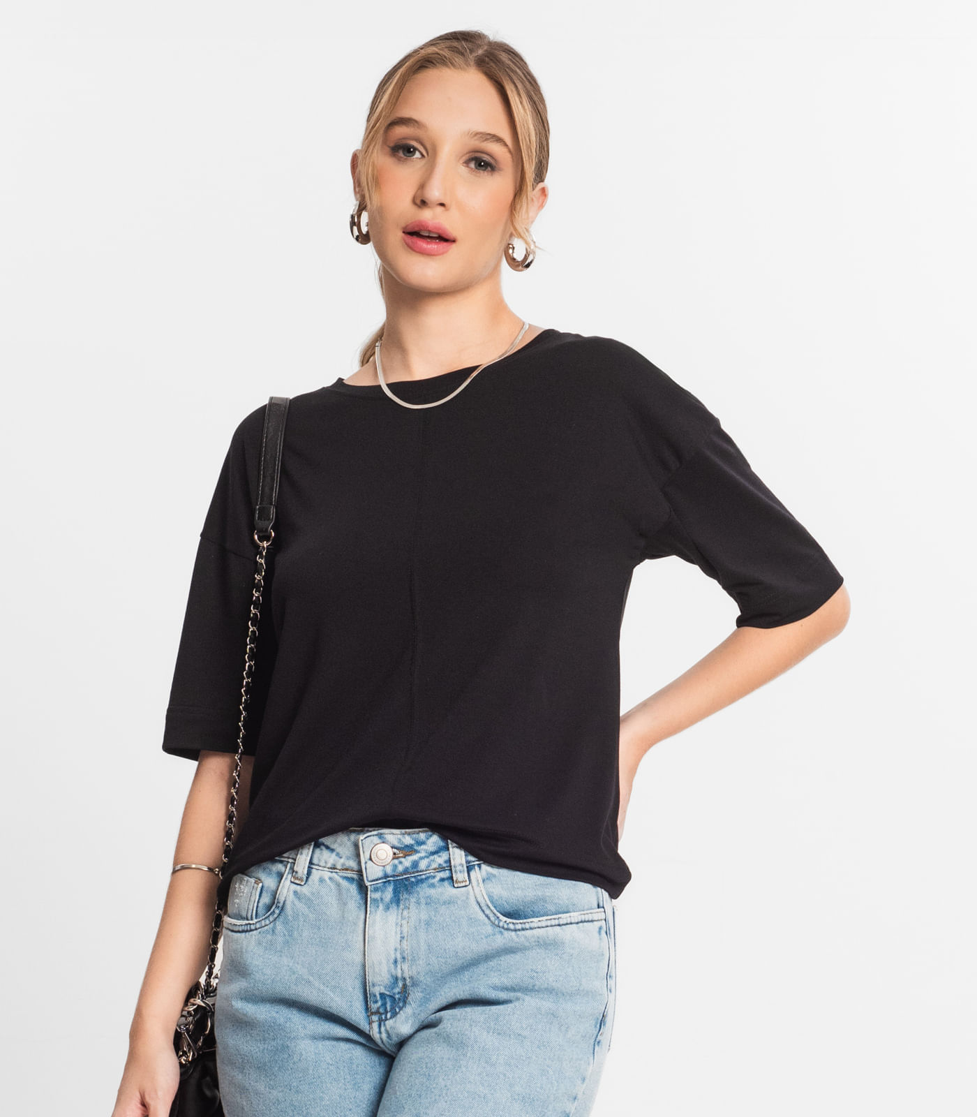 Blusa Feminina Lisa Select Preto Gg