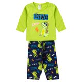 Pijama Infantil Menino Manga Longa Select Amarelo 6