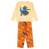 Pijama Infantil Menino Manga Longa Select Amarelo 14